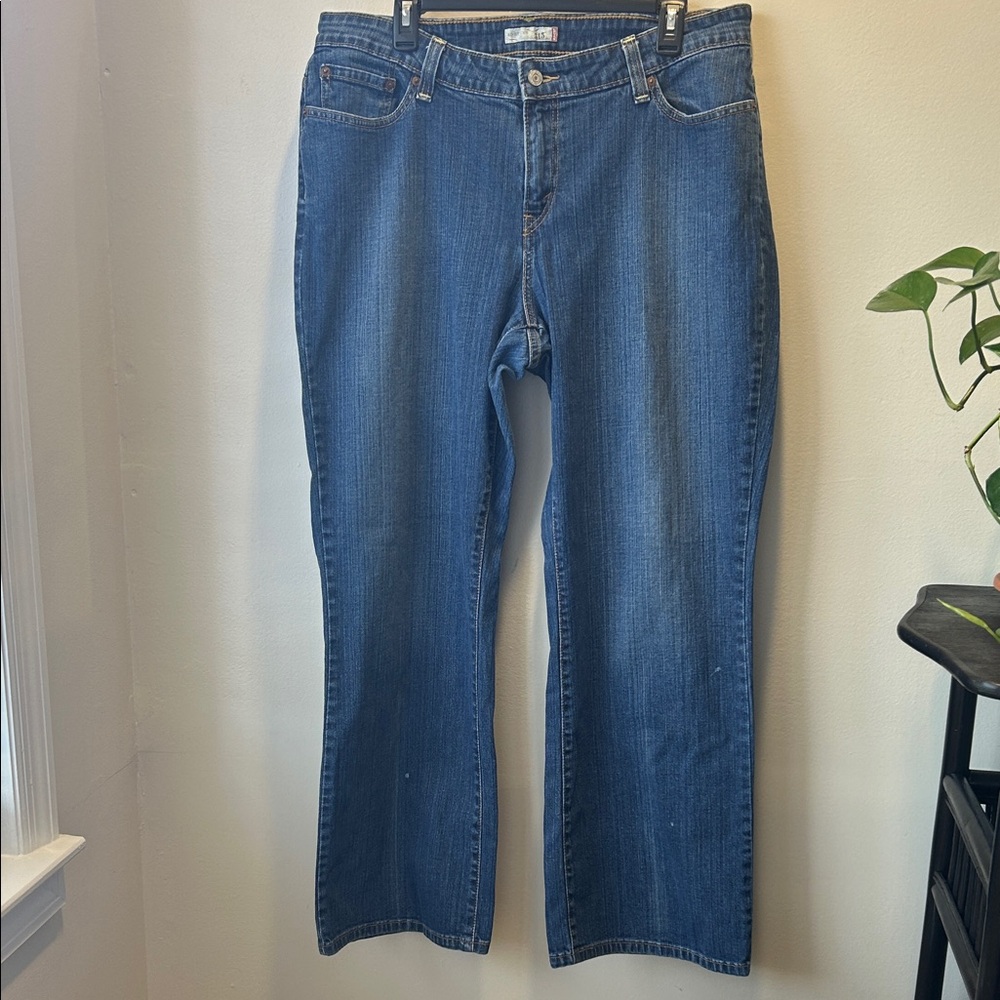 Levi's Women's Boot Cut Jeans in Deep Blue